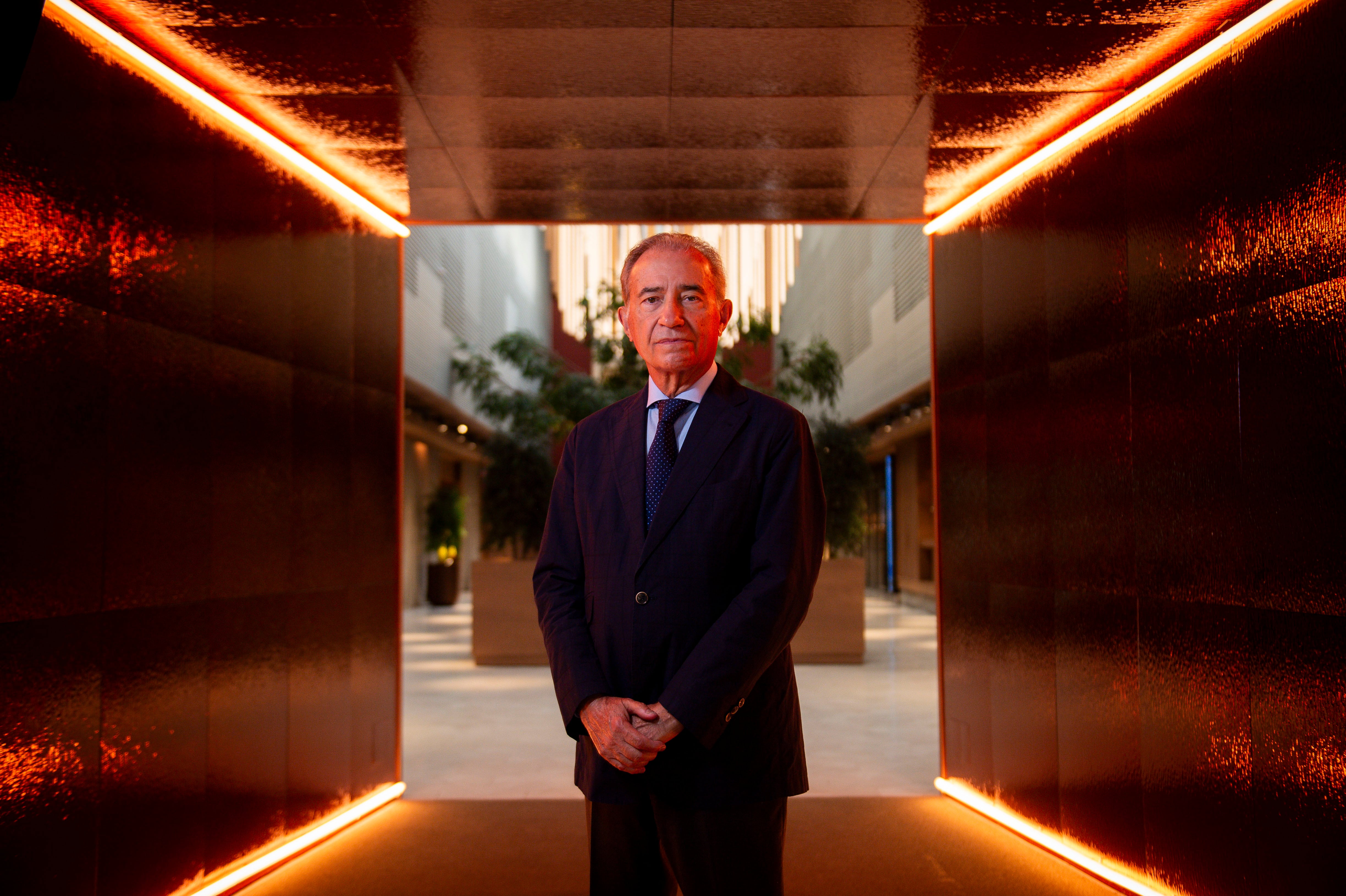 José María Álvarez posa en el hotel Eurobuilding NH Collection de Madrid  el 9 de octubre. 