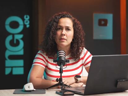 La periodista Alondra Santiago