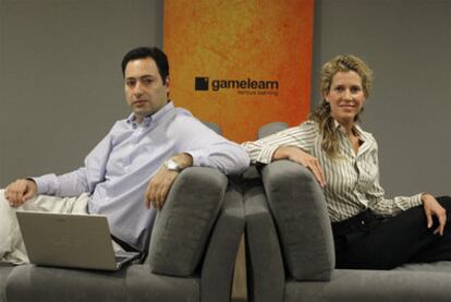 Ibrahim Jabary y Mai Abraiz, fundadores de Gamelearn.