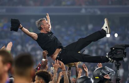 Luis Enrique: “El día que me presenté dije que mi primer objetivo era traer trofeos importantes”