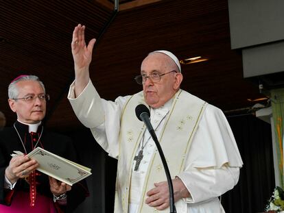 El Papa, el sábado en Fátima (Portugal).