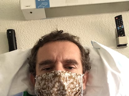 Ignacio Bazarra, en la fase de recuperación tras varias semanas en la UCI.