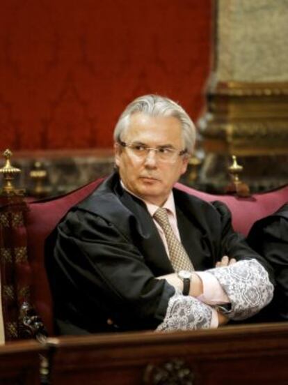 The suspended High Court judge, Baltasar Garzón.