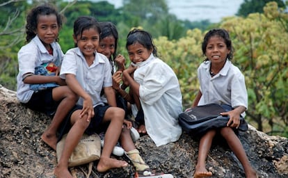 Niñas en Timor-Leste