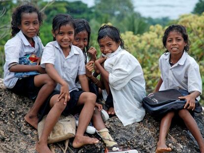 Niñas en Timor-Leste