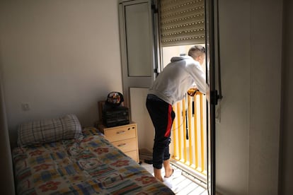 Un joven marroquí no acompañado, en Jerez de la Frontera (Cádiz). 