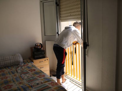 Un joven marroquí no acompañado, en Jerez de la Frontera (Cádiz). 