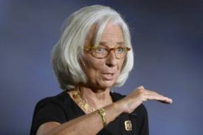 En la imagen, la directora gerente del Fondo Monetario Internacional (FMI), Christine Lagarde. EFE/Archivo