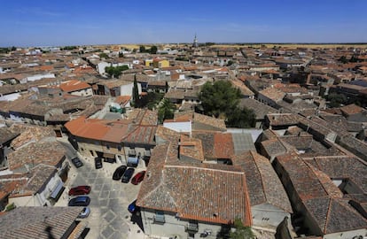 Vista de Colmenar de Oreja en el sureste de Madrid.