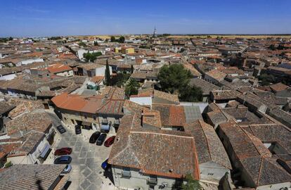 Vista de Colmenar de Oreja en el sureste de Madrid.