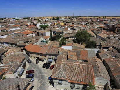 Vista de Colmenar de Oreja en el sureste de Madrid.