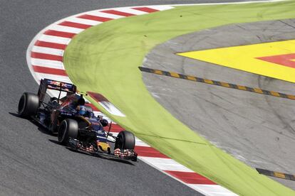 El piloto español de Toro Rosso Carlos Sainz.