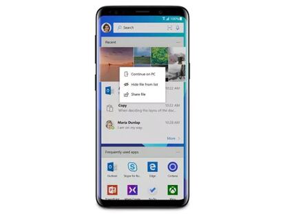 El muevo Samsung Galaxy S9 Microsoft Edition