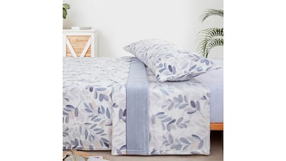 Sheet sets on white background