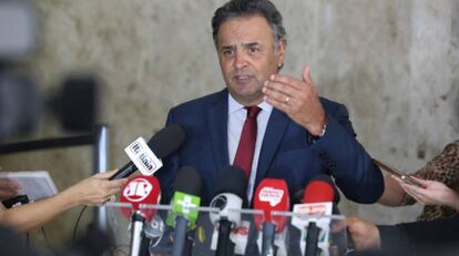 O senador A&eacute;cio Neves (PSDB-MG). 