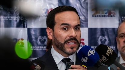 Abelardo de la Espriella en Cali, el 12 de marzo.