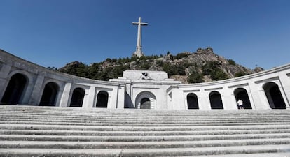 Vista de la explanada del Valle de los Caídos. 