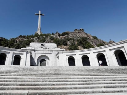 Vista de la explanada del Valle de los Caídos. 