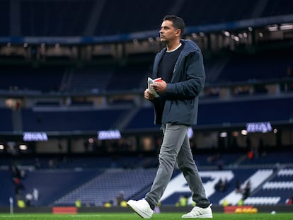 Michel, tras la derrota del Girona en el Santiago Bernabéu.