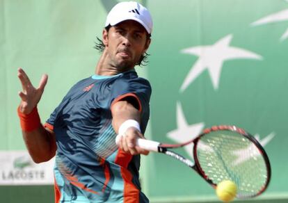 Verdasco, en su duelo contra Darcis.