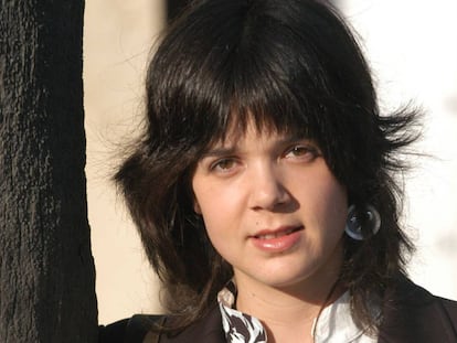 La escritora Lara Moreno, en 2004.