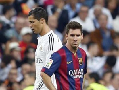 Cristiano i Messi, en un clàssic de l'any passat.