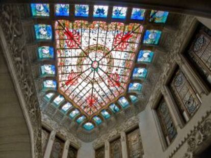 Interior de la Casa Burés.