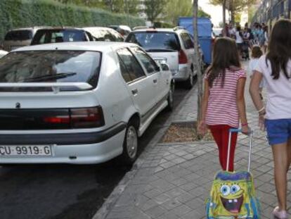 Comienzo del curso en el colegio público Lorenzo Luzuriaga de la capital.