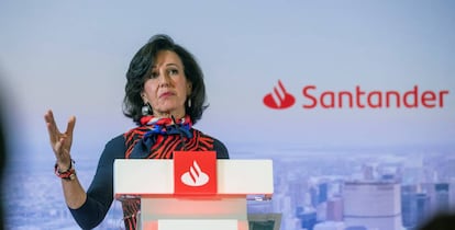 La presidenta del Banco Santander, Ana Botín.