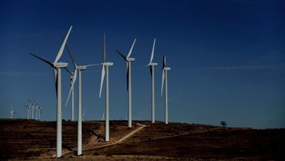 Molinos de viento en Alicante, en una imagen de 2014.