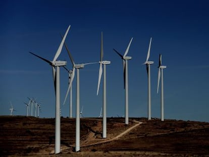 Molinos de viento en Alicante, en una imagen de 2014.