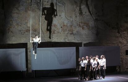 Un momento del espectáculo 'Opus', de lo más visto del Grec 2013.