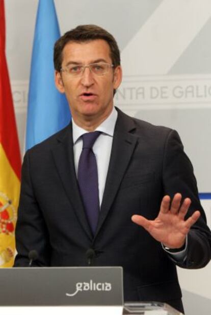 El presidente de Galicia, Alberto Núñez Feijóo