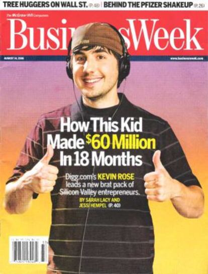 Kevin Rose en los buenos tiempos de Digg