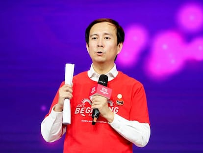 Daniel Zhang, CEO de Alibaba, el domingo.