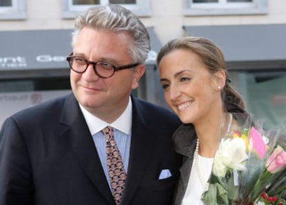 El príncipe Laurent de Bélgica y su esposa, Claire, en una imagen de 2009.