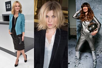 Vanessa Paradis, Clemence Poesy y Caroline de Maigret, tres iconos del estilo parisino.