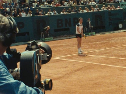 John McEnroe, en una imagen de 'Buscando la perfección'.