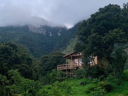 Una vivienda en la reserva Yátaro, en Cundinamarca (Colombia).