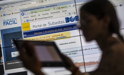 El portal de subastas del BOE recibe unas 230.000 visitas al mes.  