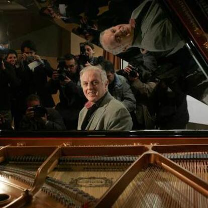 Daniel Barenboim, durante la presentación de  un disco en Madrid en 2006.