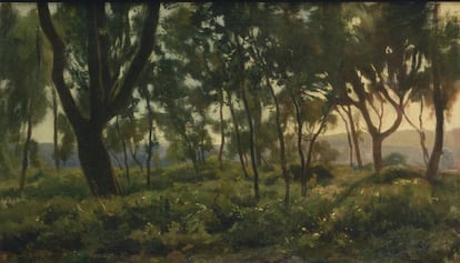 El quadre 'Albada al bosc'.