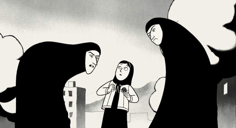 Una imagen de la versión cinematográfica de 'Persépolis', de Marjane Satrapi y Vincent Paronnaud. 