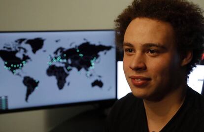 Marcus Hutchis, el experto brit&aacute;nico que fren&oacute; el reciente ataque digital.