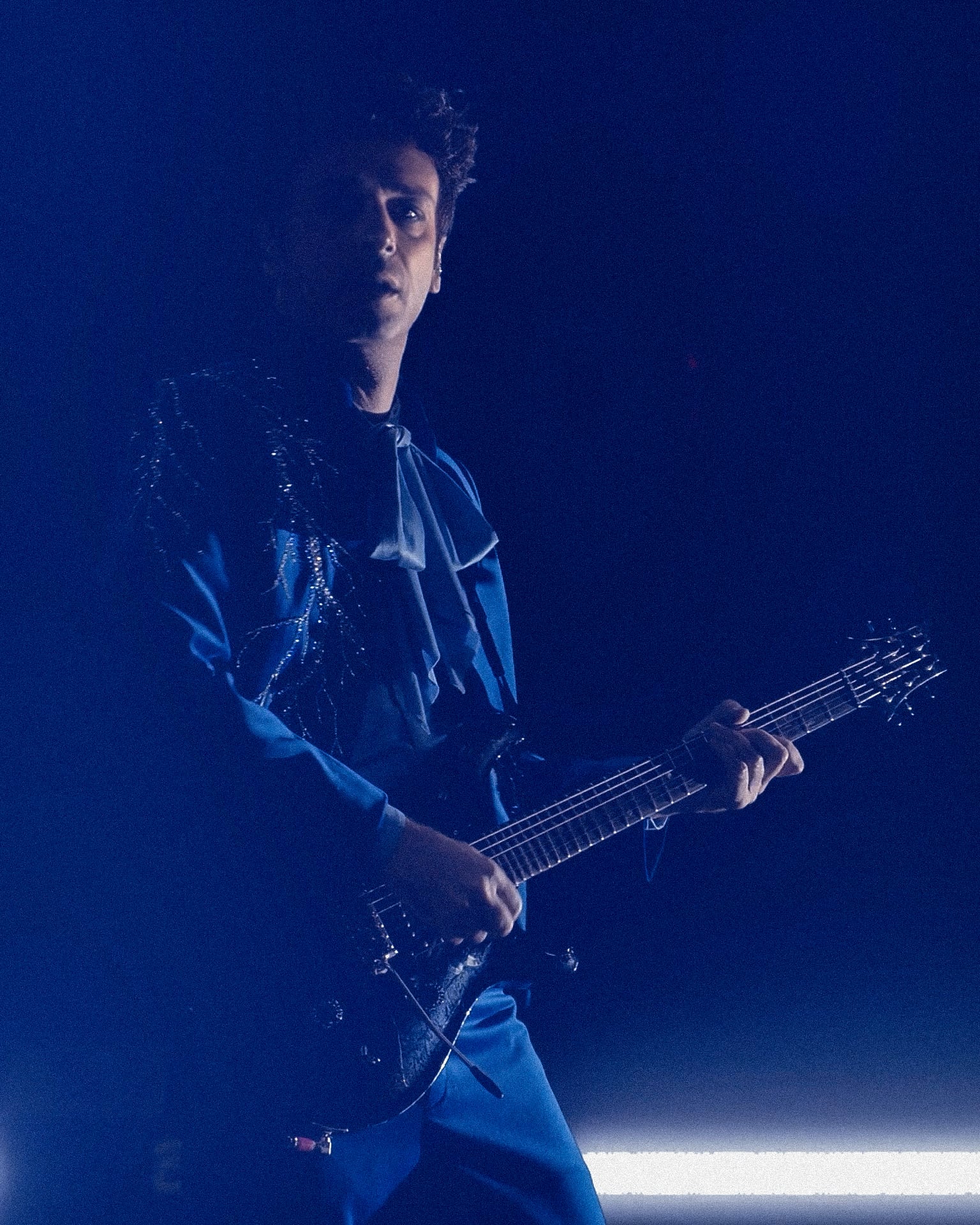 Proyección de Gustavo Cerati durante la gira ‘Soda Stero, Ecos’ esta jueves por la noche en Madrid,