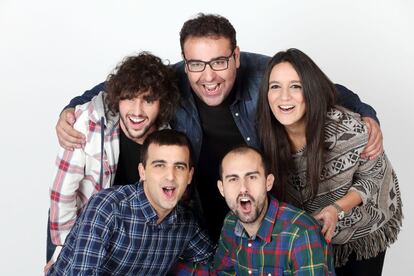 L'equip de 'Moguts pel Barça'.
