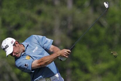 Westwood, ayer en el 12º hoy9o de la segunda jornada del Masters