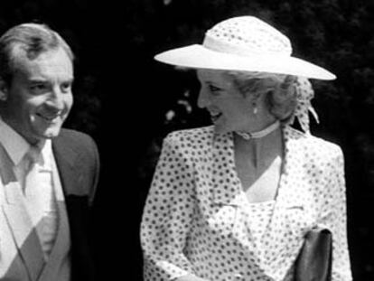 Barry Mannakee y Diana de Gales, en una imagen de 1985.
