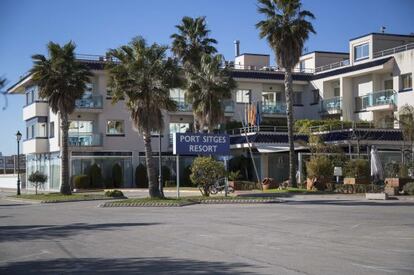 El hotel Port Sitges Resort, en el puerto de la localidad.