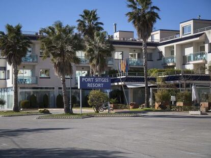 El hotel Port Sitges Resort, en el puerto de la localidad.